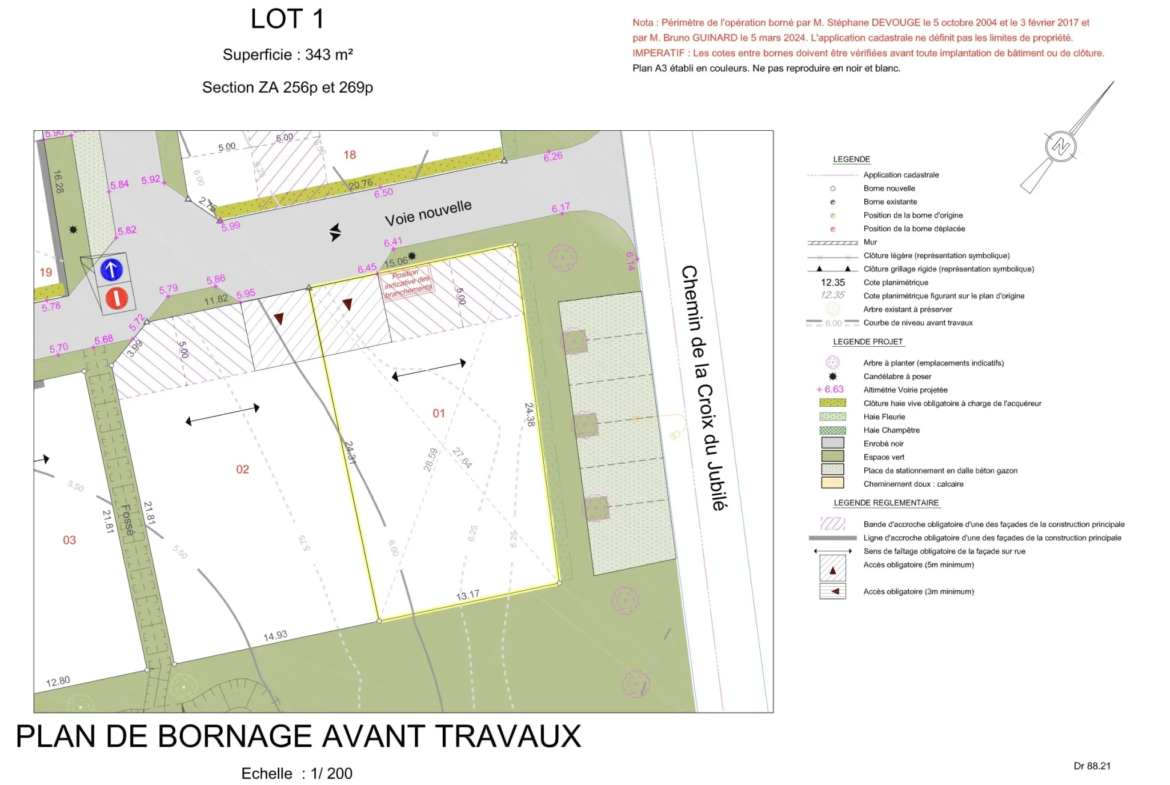 Terrain Constructible Viabilisé de 343 m² à Mornac-sur-Seudre 