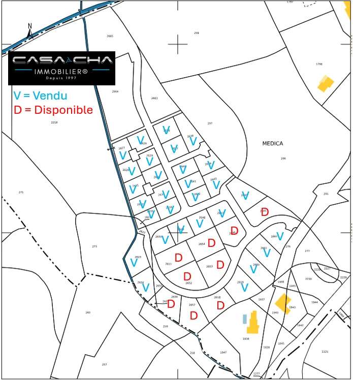 Dernières parcelles à bâtir à Figari - Vue imprenable 