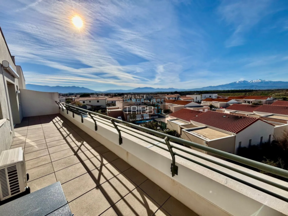 Appartement F3 avec terrasse et vue Canigou à Pollestres 