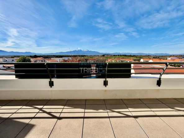 Appartement F3 avec terrasse et vue Canigou à Pollestres 