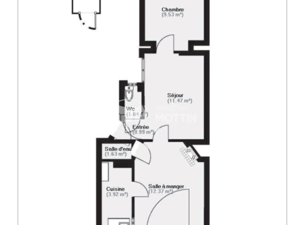 À vendre : Appartement F3 à Vitry-sur-Seine, proche RER C 