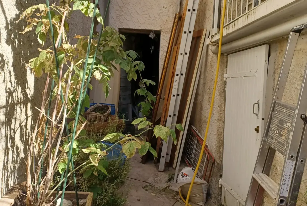 Maison de village sur 3 niveaux àLes Mées avec terrasse et potentiel d'agrandissement 