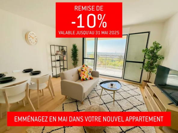 Studio neuf de 23 m² exposé Est, 1er étage, avec place de parking, idéal pour investisseur ou primo-accédant.