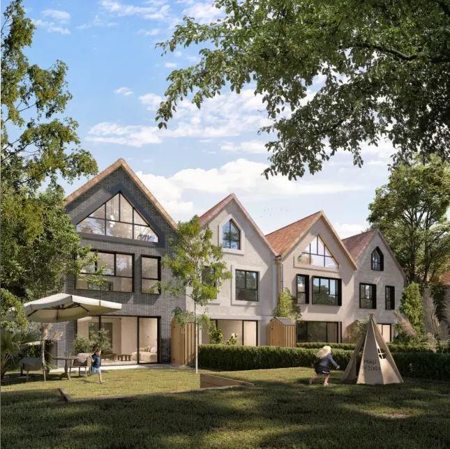Appartement 2 pièces neuf de 42 m² avec jardin de 10,83 m² et terrasse de 4,92 m² à Marly-le-Roi, exposition Nord-Ouest.