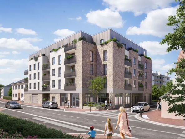 Appartement 2 pièces neuf de 44 m² avec balcon de 1,54 m² à Saint-Cyr-l'École.