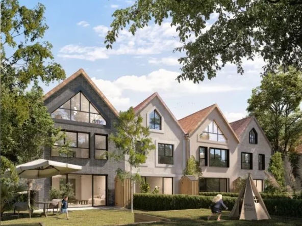 Appartement 2 pièces neuf de 42 m² avec jardin de 10,83 m² et terrasse de 4,92 m² à Marly-le-Roi, exposition Nord-Ouest.