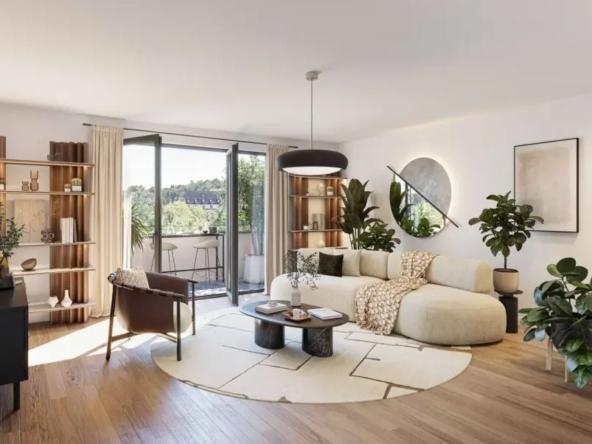 Appartement 2 pièces neuf de 44 m² avec balcon de 1,54 m² à Saint-Cyr-l'École.