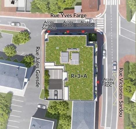 Appartement 2 pièces neuf de 44 m² avec balcon de 1,54 m² à Saint-Cyr-l'École.