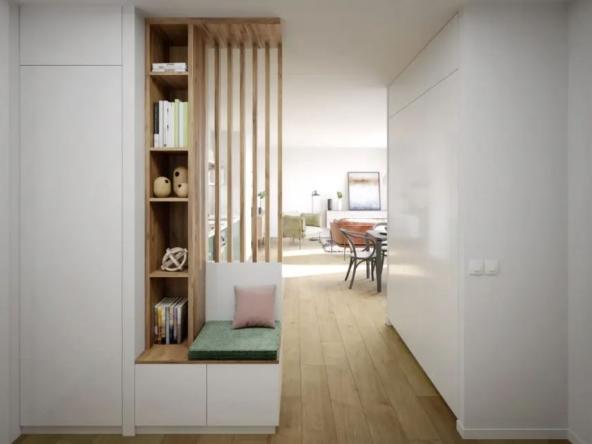 Appartement 2 pièces neuf de 42 m² avec jardin de 10,83 m² et terrasse de 4,92 m² à Marly-le-Roi, exposition Nord-Ouest.