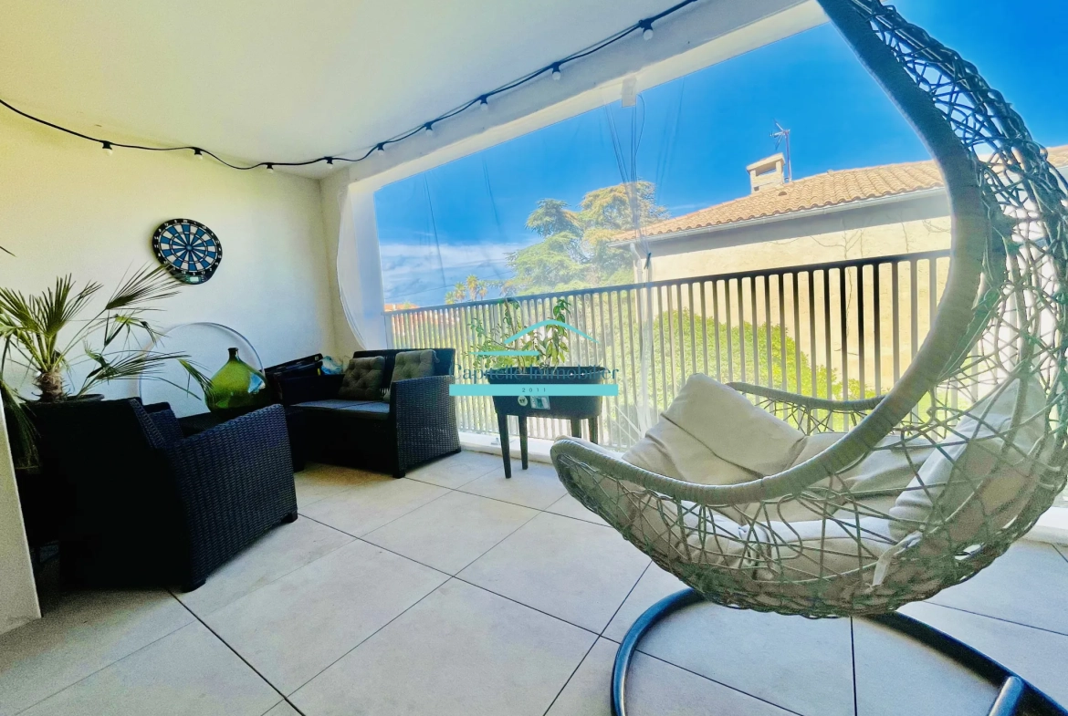 A vendre Appartement T3 récent avec loggia et parking à Villeneuve-lès-Maguelone 