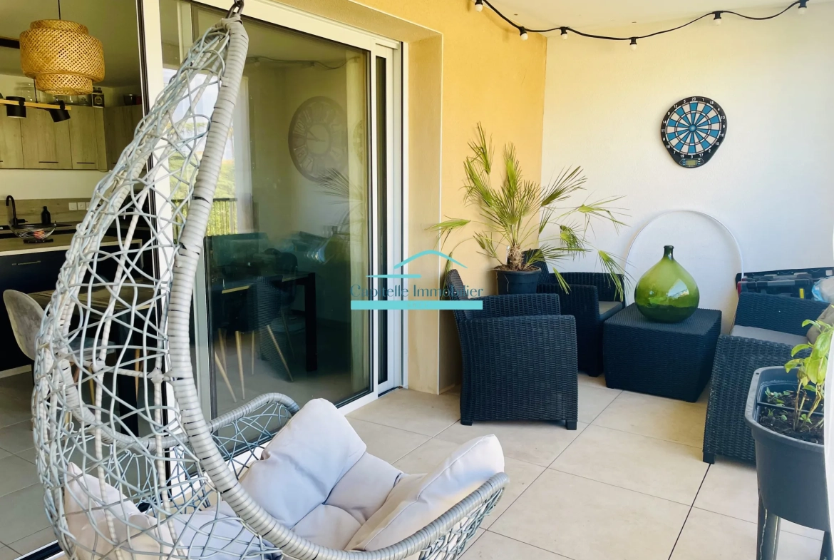A vendre Appartement T3 récent avec loggia et parking à Villeneuve-lès-Maguelone 