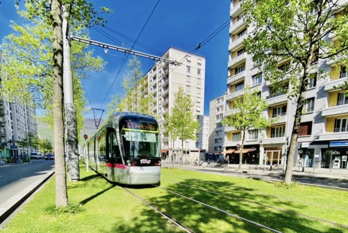 Appartement F3 à Grenoble Aigle, 52 m² avec balcon et stationnement à proximité 