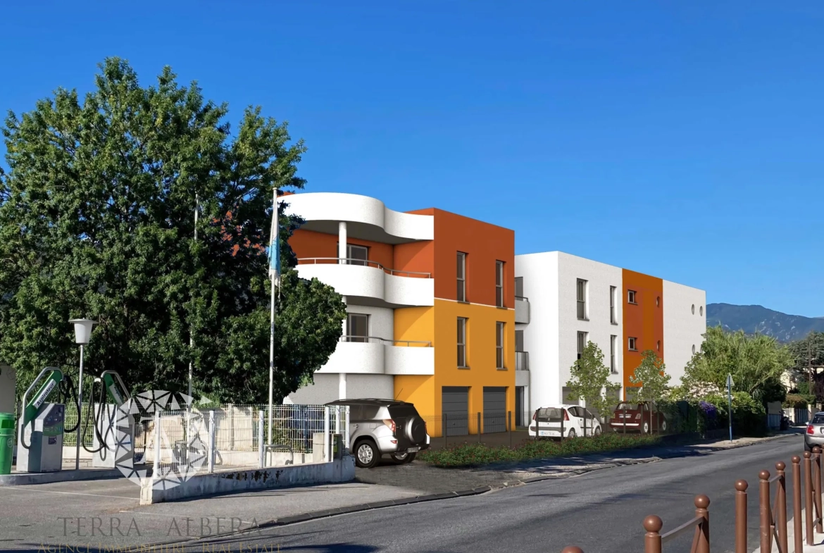 Appartement 2 pièces neuf à Argeles-sur-Mer avec terrasse et parking 