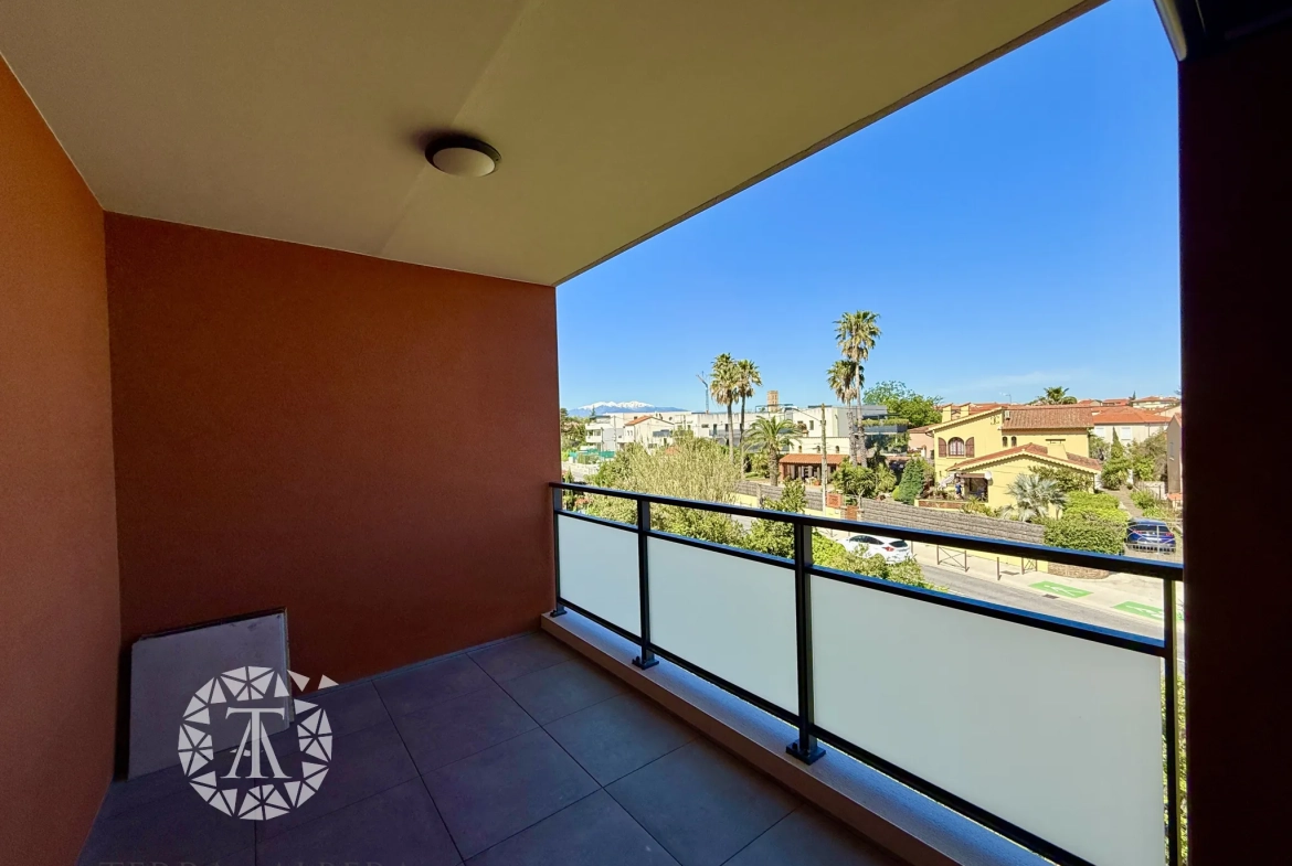Appartement 2 pièces neuf à Argeles-sur-Mer avec terrasse et parking 