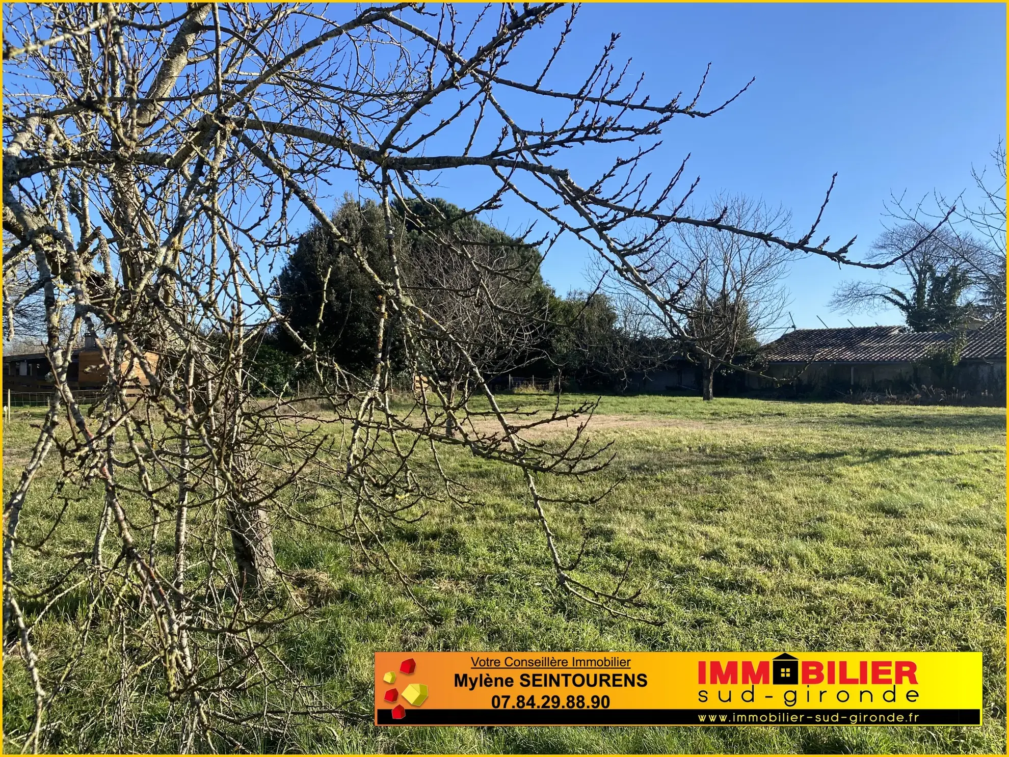 Terrain constructible de 505 m² à Saint Pardon de Conques – Projet de construction idéal 