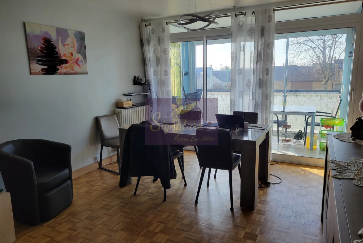 À saisir : T4 lumineux avec loggia, parking sécurisé et cave à Alençon 