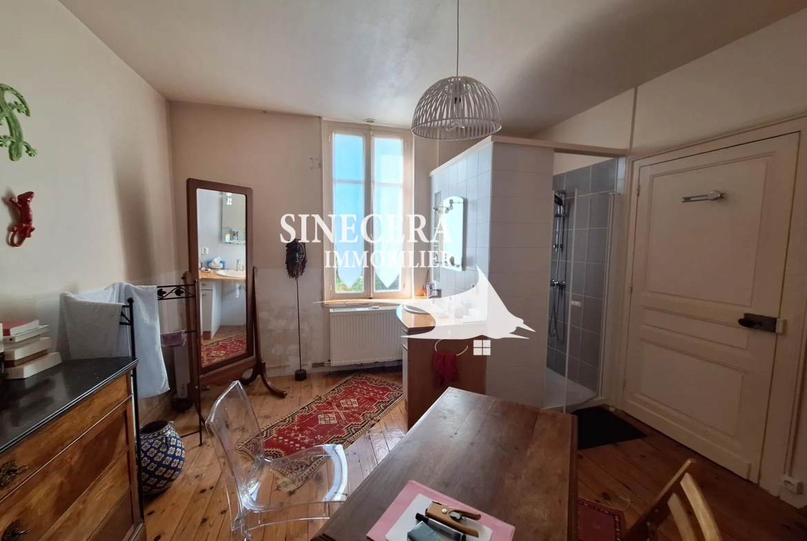 Belle maison à Ribérac avec piscine, grand terrain et dépendances 
