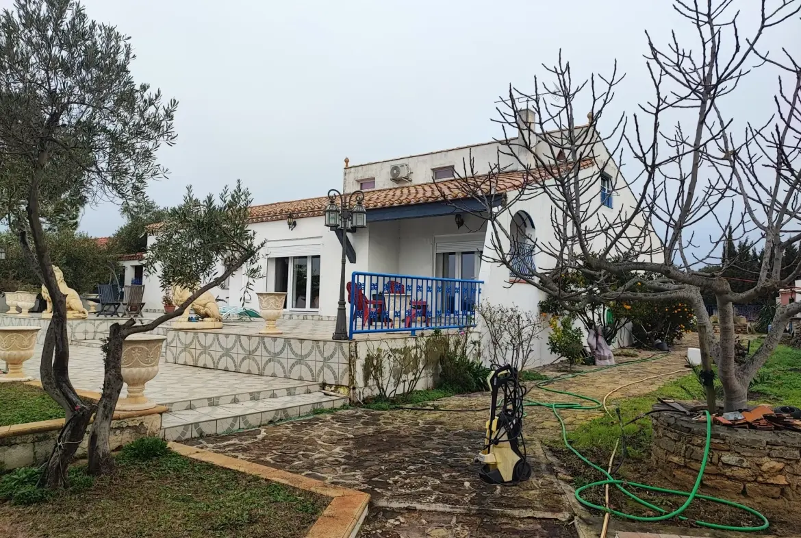 Grande villa familiale avec piscine dans le Minervois, vue montagne et terrain de 1142 m² 