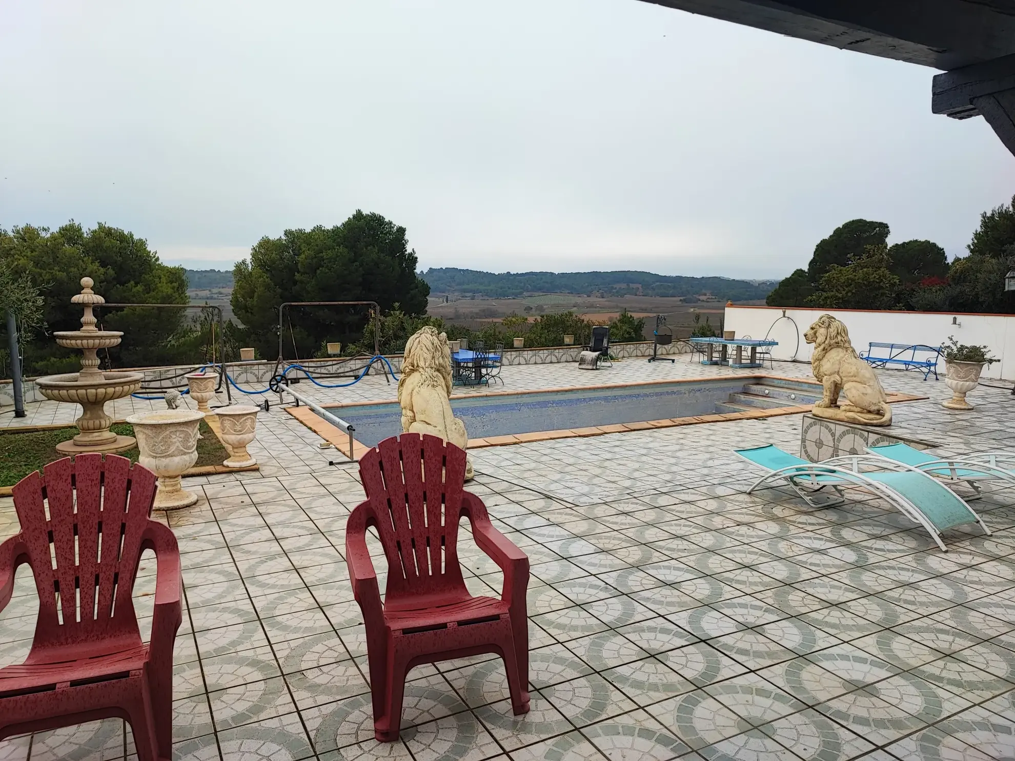 Grande villa familiale avec piscine dans le Minervois, vue montagne et terrain de 1142 m² 