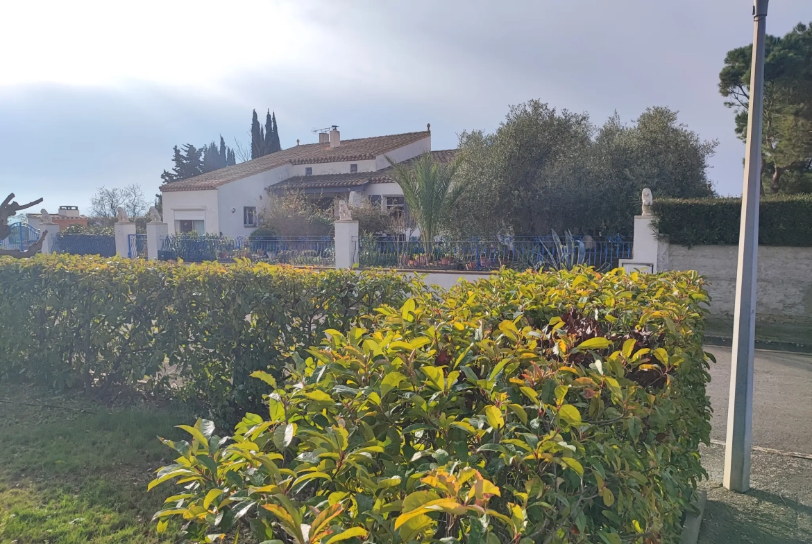 Grande villa familiale avec piscine dans le Minervois, vue montagne et terrain de 1142 m² 