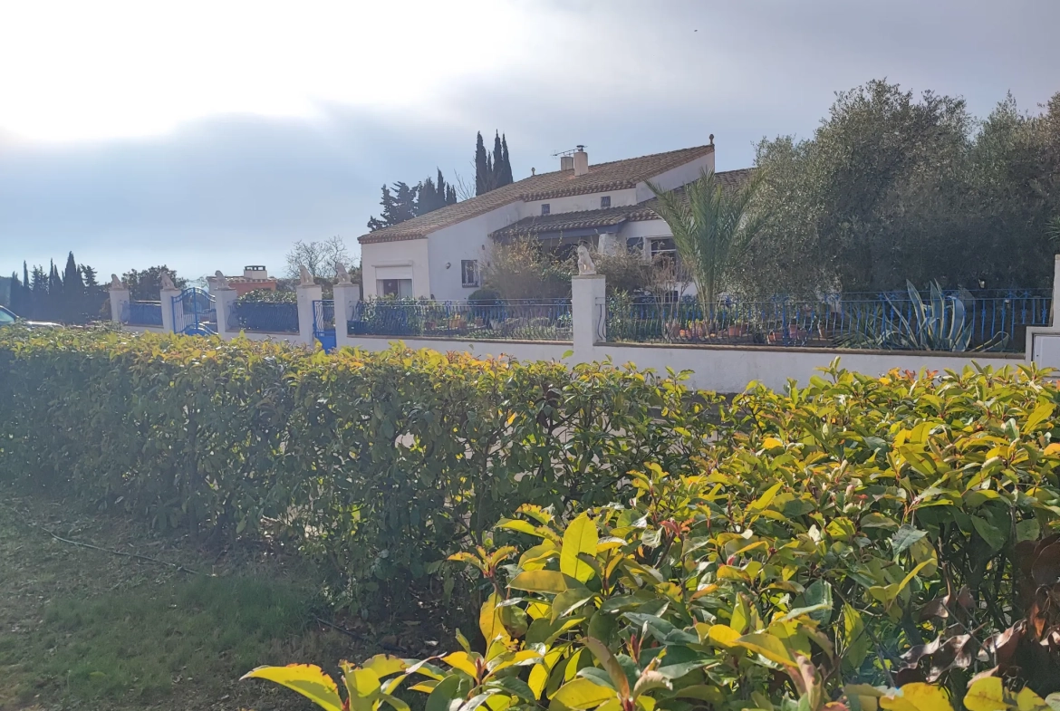 Grande villa familiale avec piscine dans le Minervois, vue montagne et terrain de 1142 m² 