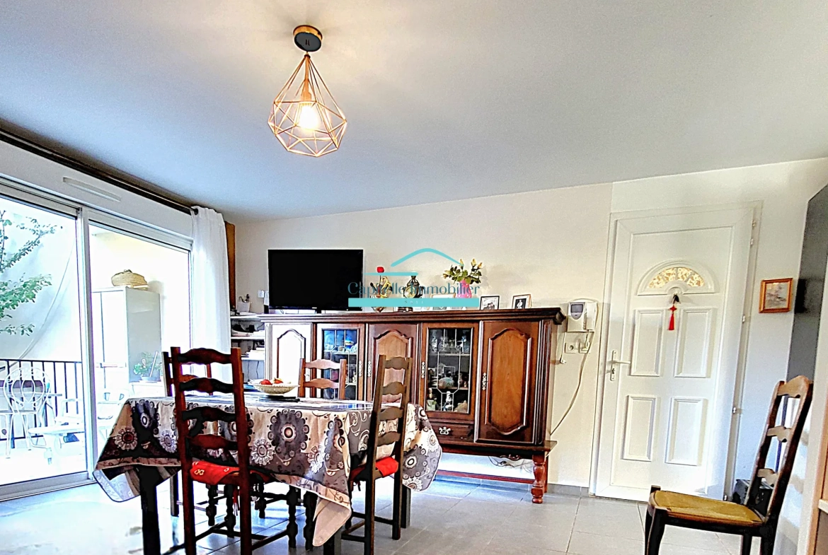 Appartement T3 avec Jardin Privatif à Frontignan - Résidence avec Parking 