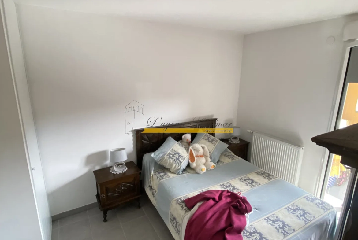 Appartement T2 loué à Montélimar, résidence sécurisée avec balcon et parking 