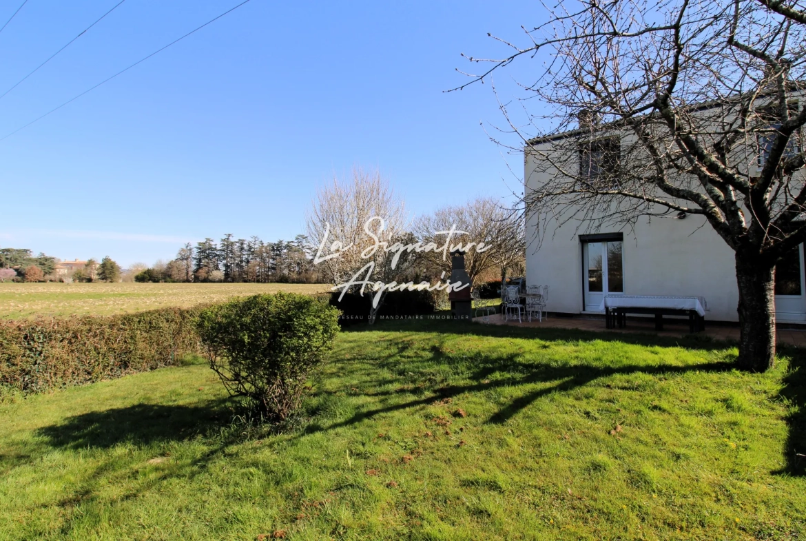 Maison de 105m² avec 3 chambres, jardin clos et rénovations récentes à Le Passage 