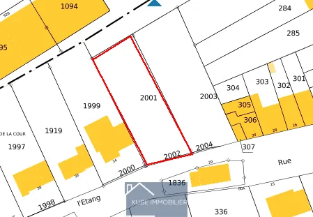 Terrain constructible de 922 m² à Herny, proche de Faulquemont et Metz 