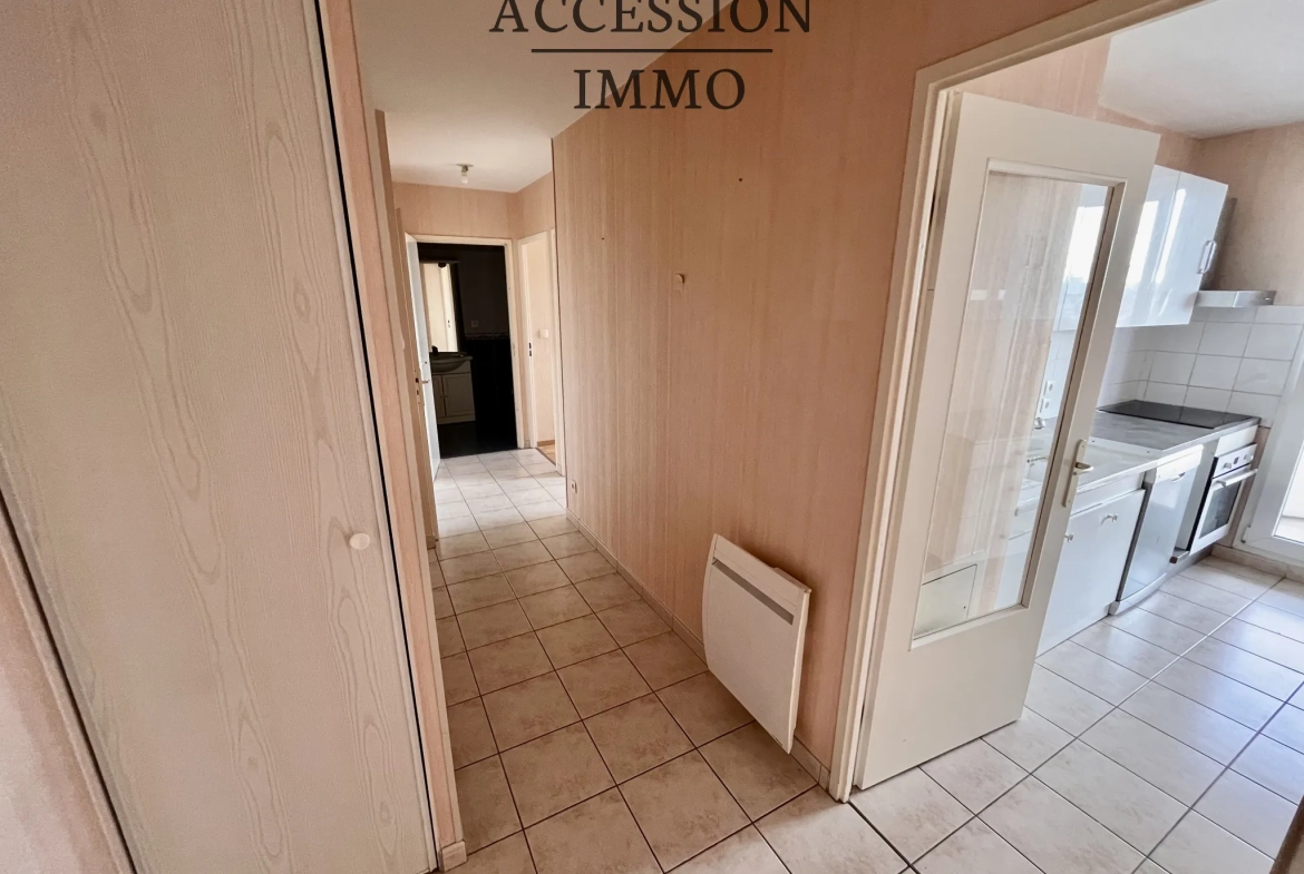 Appartement T3 à Dijon Toison d'Or avec terrasse, cave et garage – Bon état 
