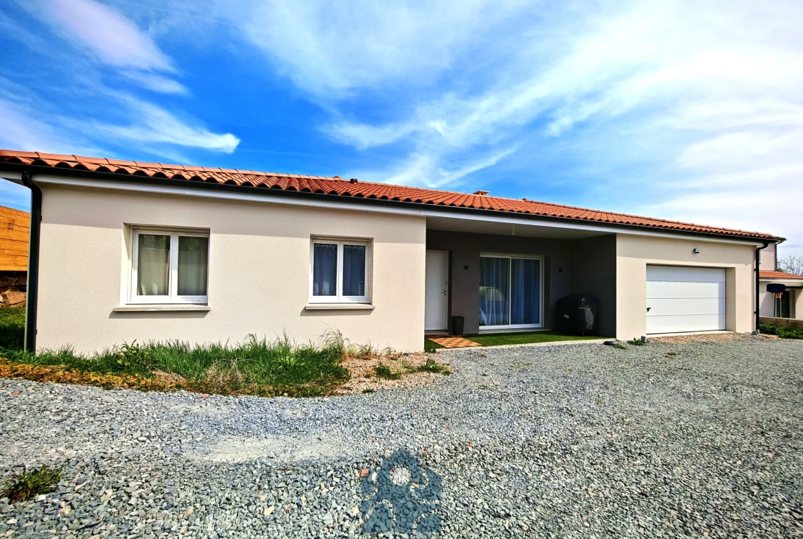 Maison neuve de 115 m² avec terrain clos à Saint Laure à vendre 