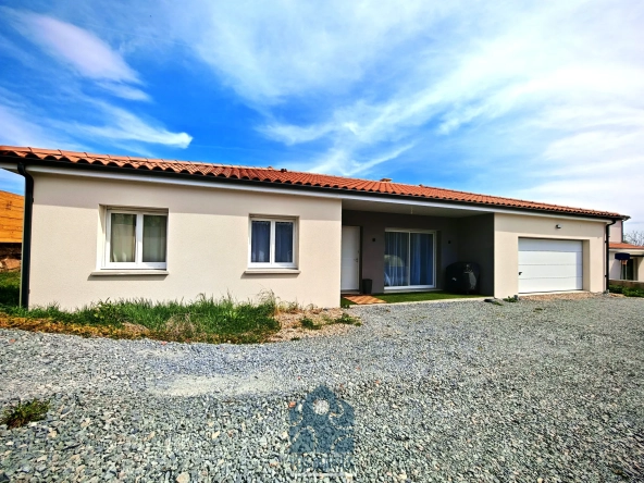 Maison neuve de 115 m² avec terrain clos à Saint Laure à vendre