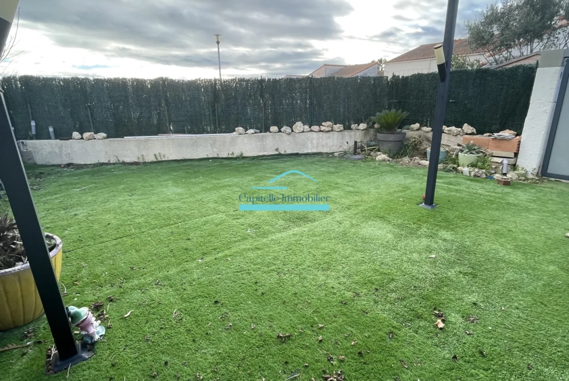 Charmante maison T3 avec jardin exposé sud à Vic-La-Gardiole 