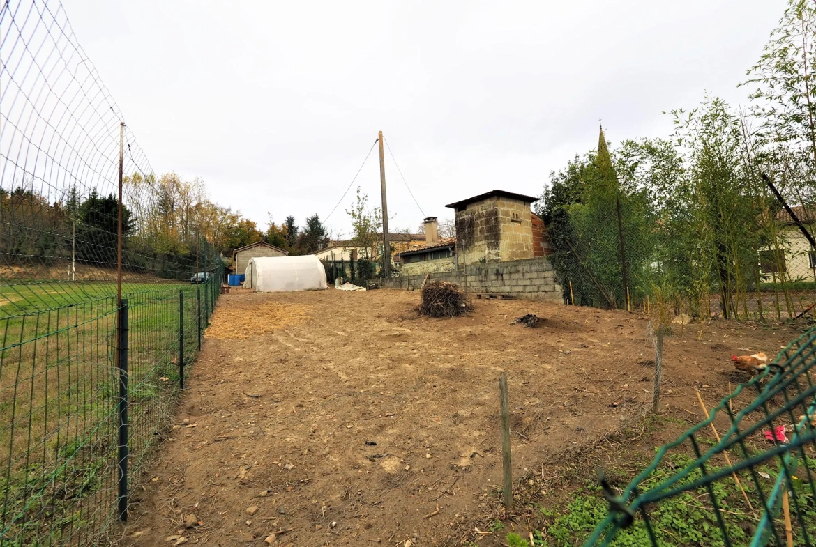 Maison 4 chambres avec jardin et garages à Gontaud de Nogaret 