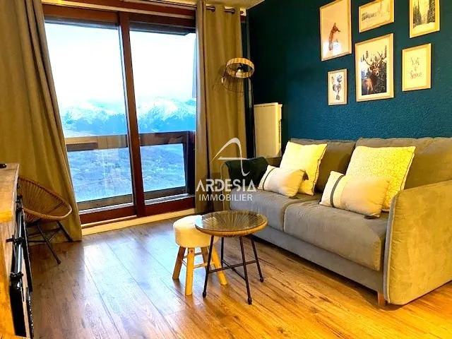 Studio Alcôve avec Vue Montagnes à Villarembert - Secteur Sybelles 