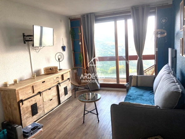 Studio Alcôve avec Vue Montagnes à Villarembert - Secteur Sybelles