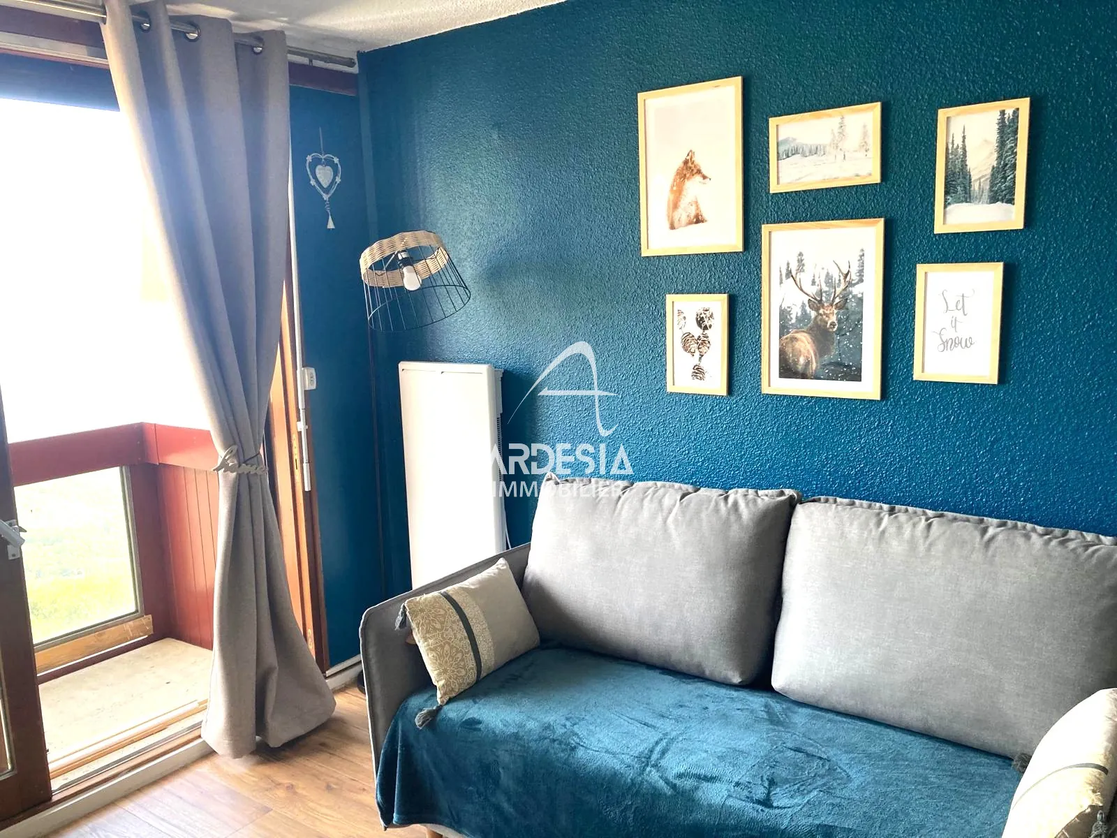 Studio Alcôve avec Vue Montagnes à Villarembert - Secteur Sybelles 