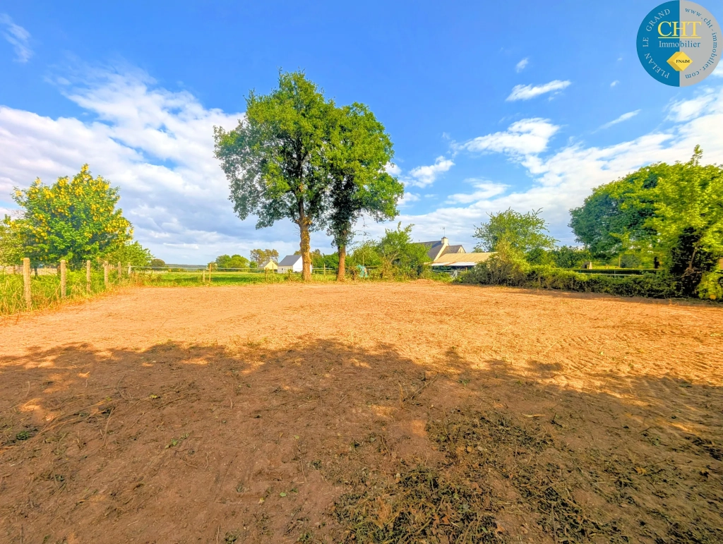 Terrain constructible hors lotissement à Beignon (56), vue dégagée
