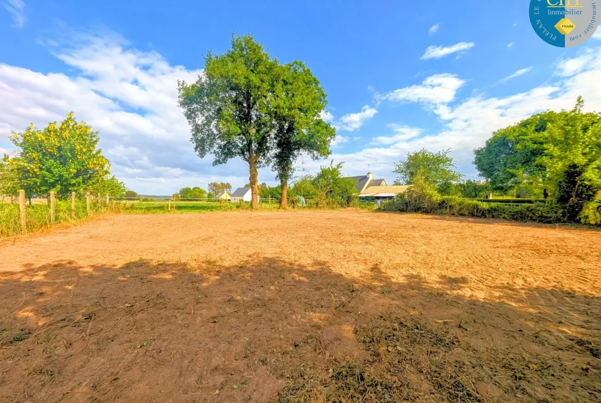 Terrain constructible hors lotissement à Beignon (56), vue dégagée 