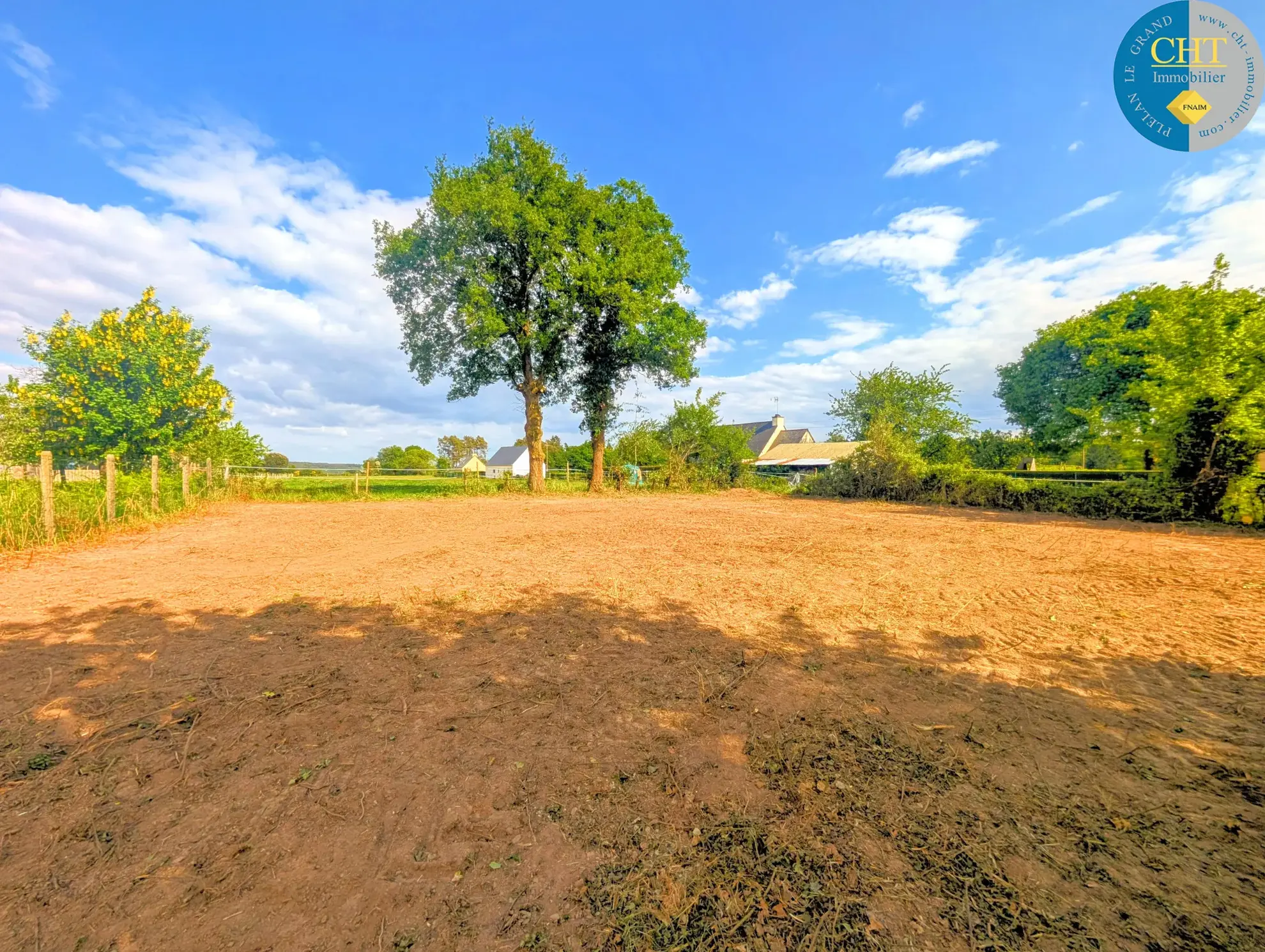 Terrain constructible hors lotissement à Beignon (56), vue dégagée 