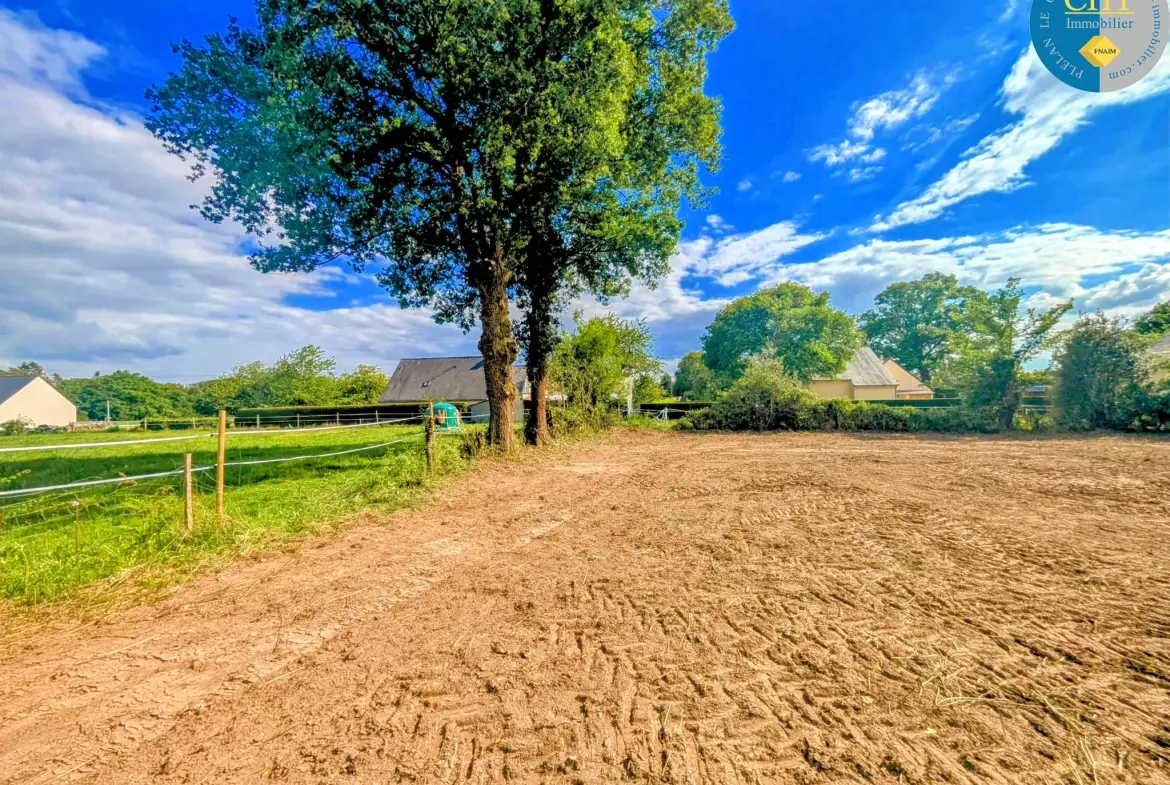 Terrain constructible hors lotissement à Beignon (56), vue dégagée 