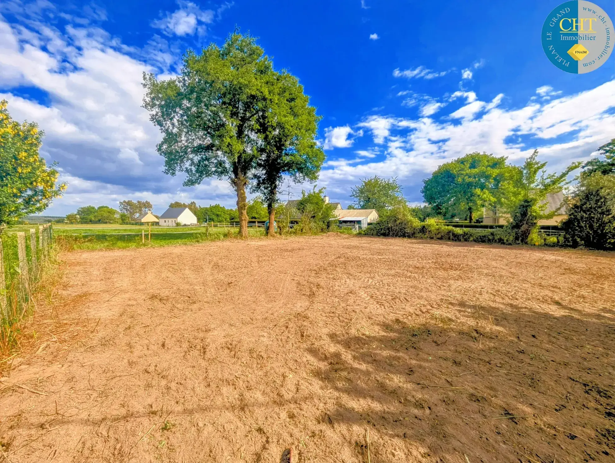 Terrain constructible hors lotissement à Beignon (56), vue dégagée 