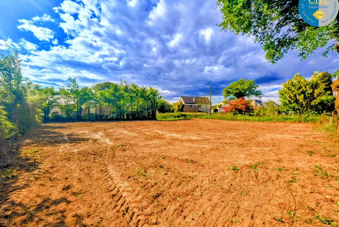 Terrain constructible hors lotissement à Beignon (56), vue dégagée 