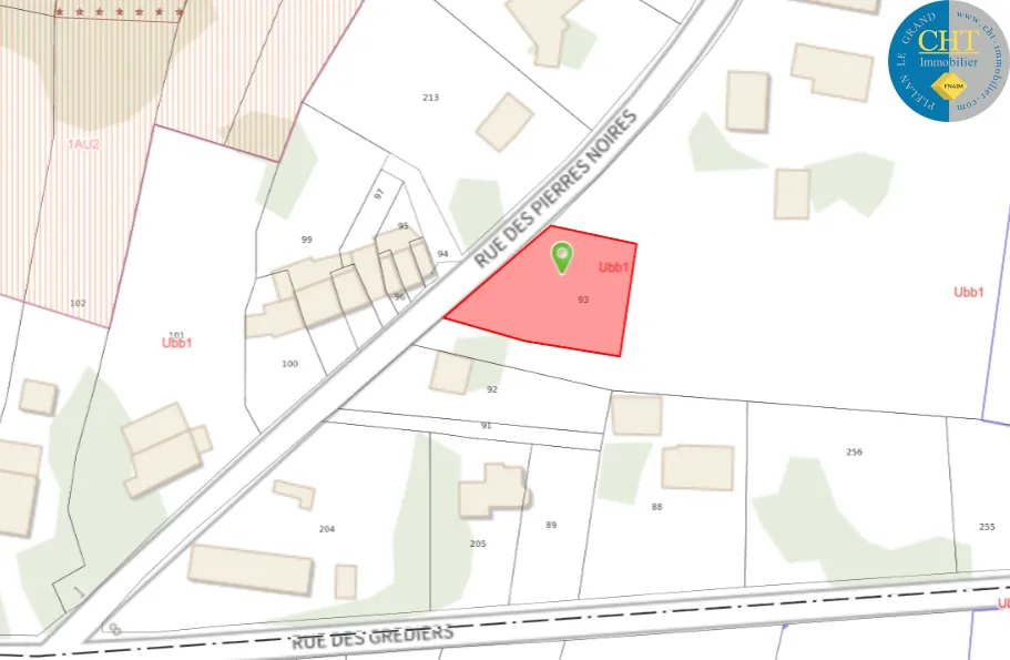 Terrain constructible hors lotissement à Beignon (56), vue dégagée 