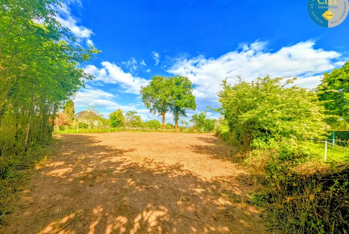 Terrain constructible hors lotissement à Beignon (56), vue dégagée 