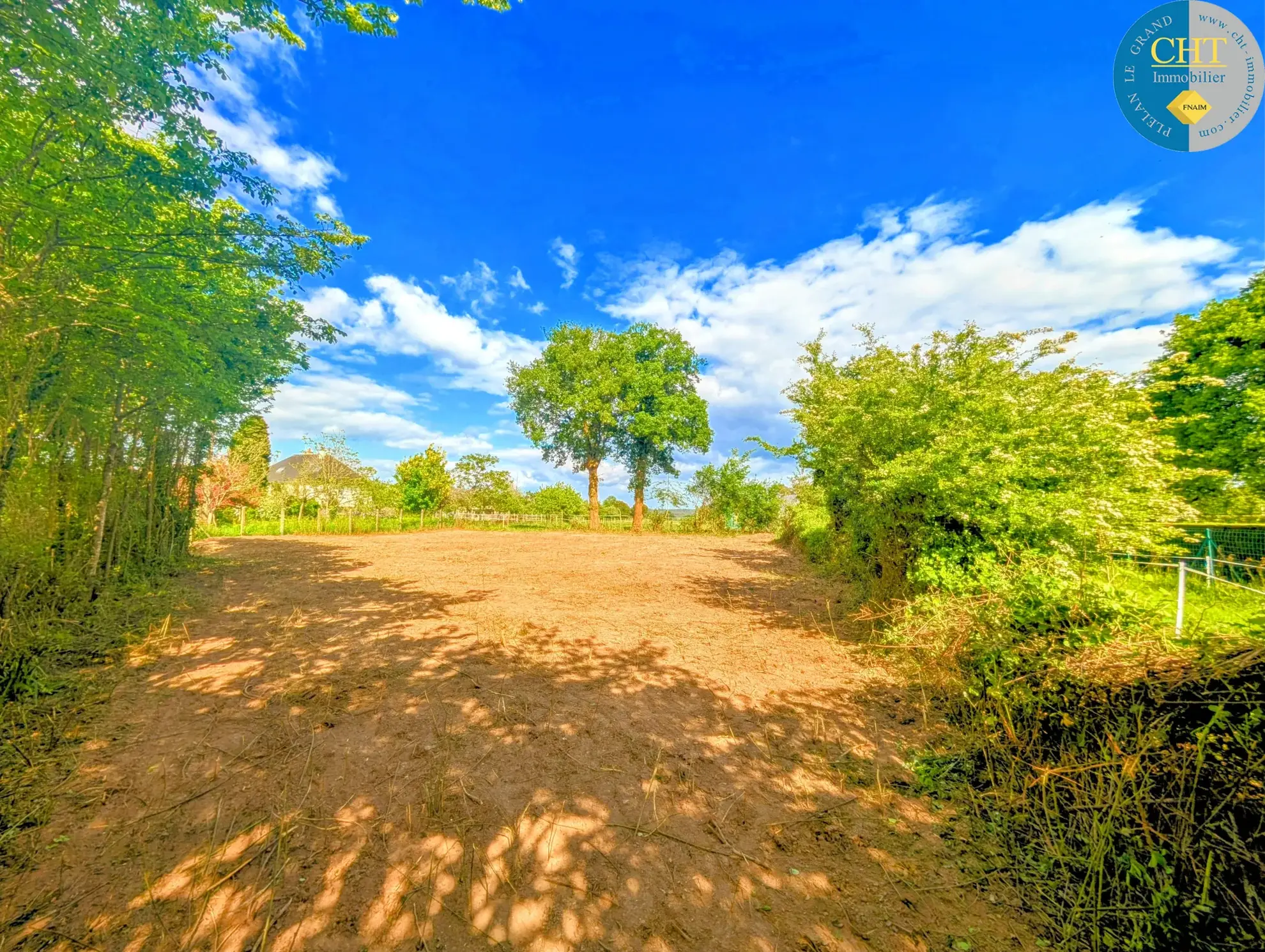 Terrain constructible hors lotissement à Beignon (56), vue dégagée 