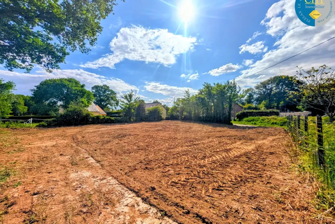 Terrain constructible hors lotissement à Beignon (56), vue dégagée 