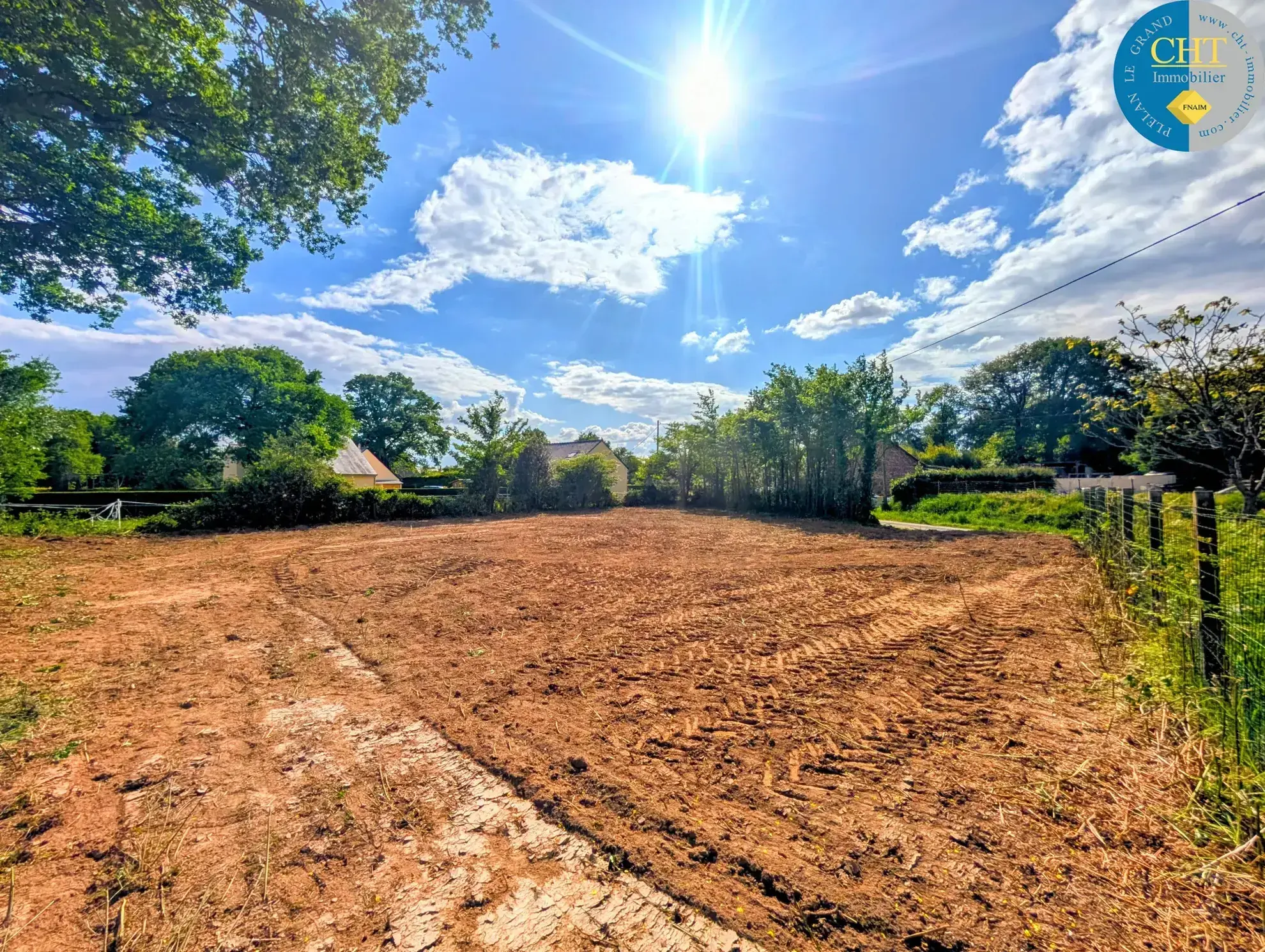 Terrain constructible hors lotissement à Beignon (56), vue dégagée 