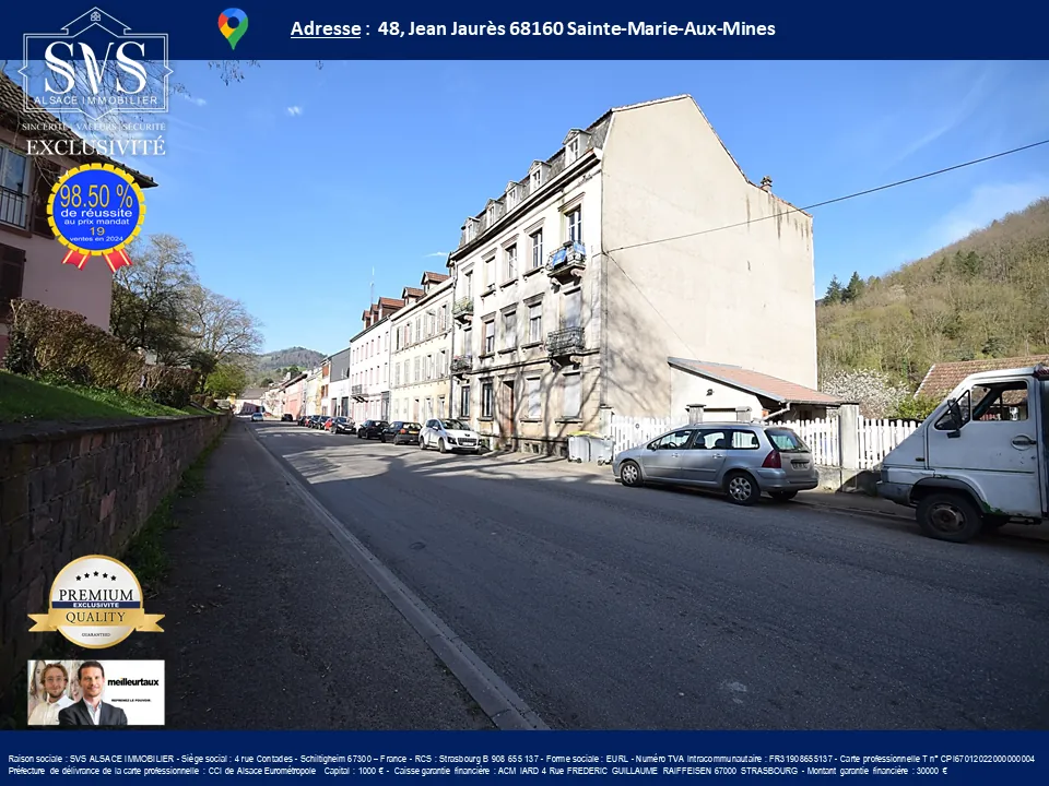 Appartement 3 chambres de 70.61 m² avec jardin à Sainte-Marie-Aux-Mines 
