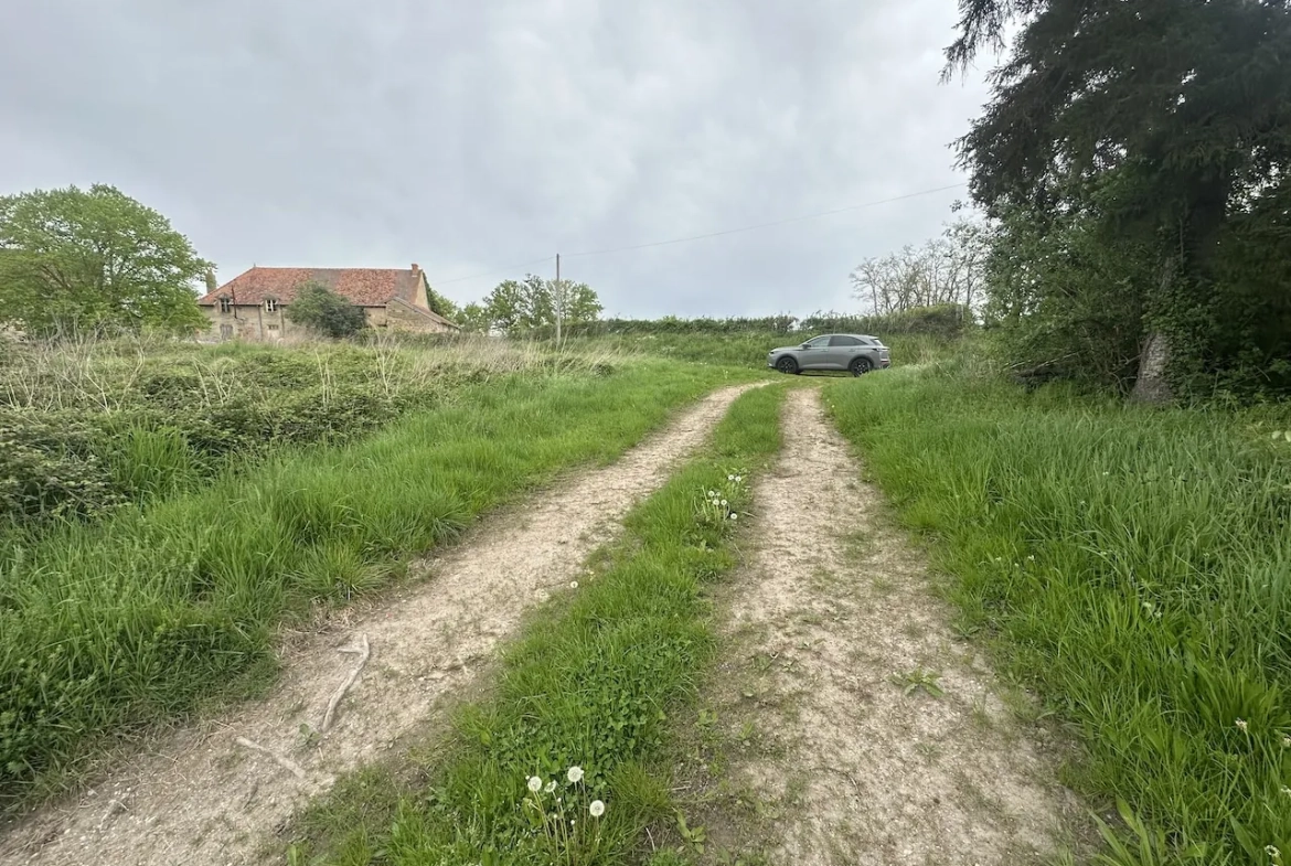 Ancien corps de ferme à rénover avec dépendances et grand terrain à Bourg-le-Comte 